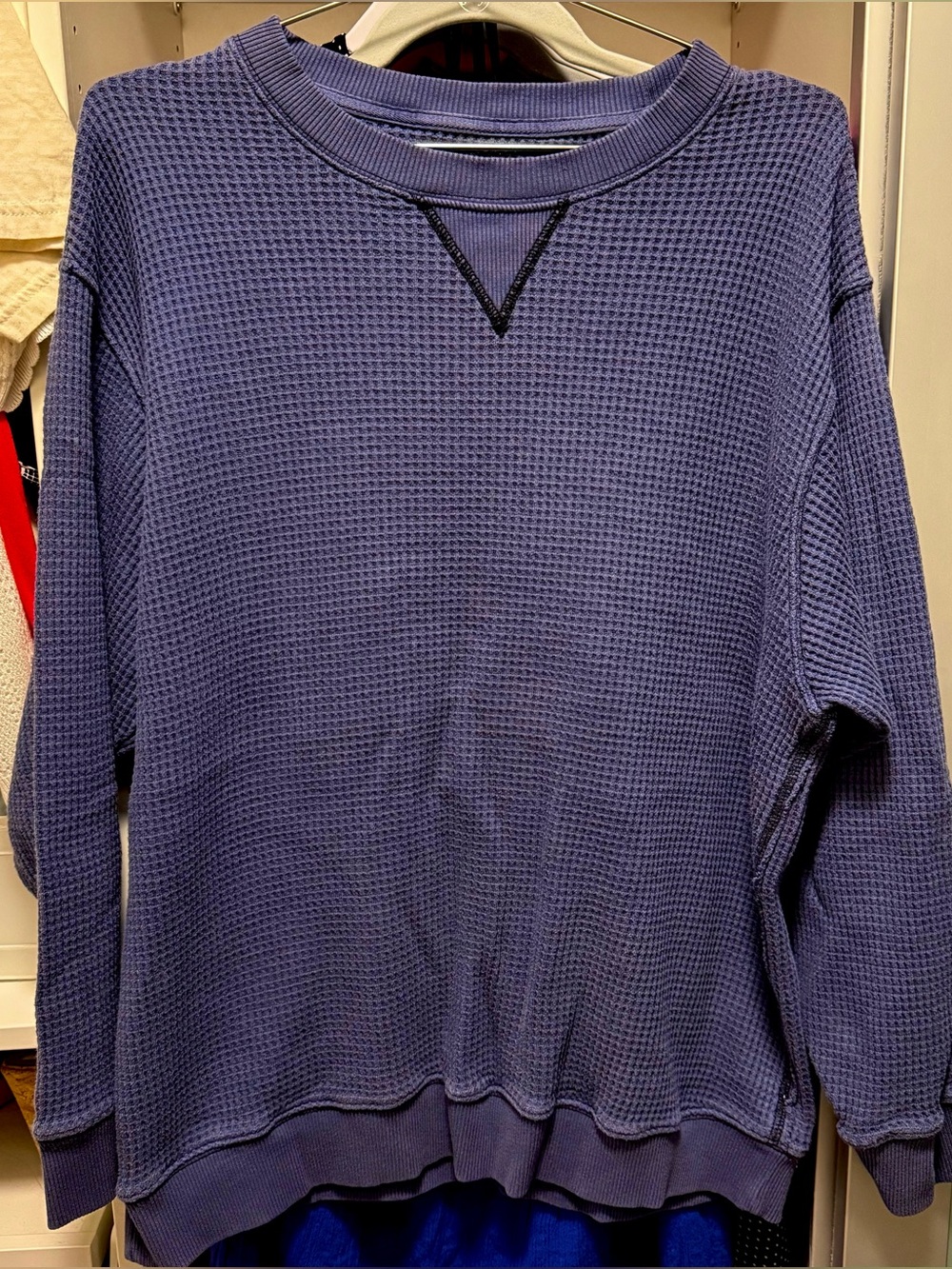 Aerie Waffle Knit Crewneck